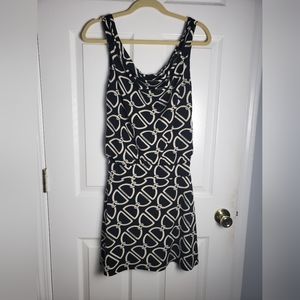 White House Black Market Drape Sleeveless Dress